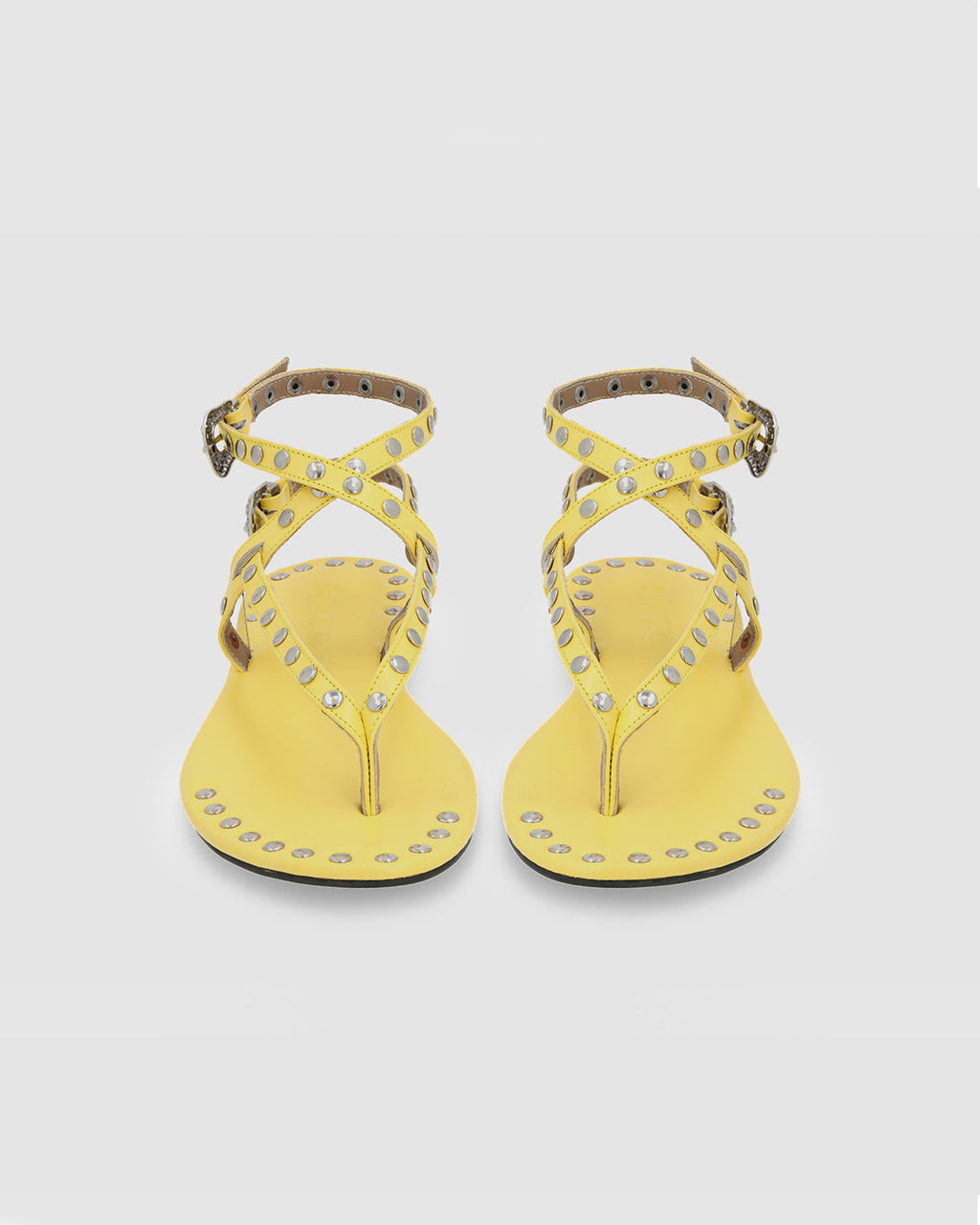 CUSTARD PIERCED SANDAL
