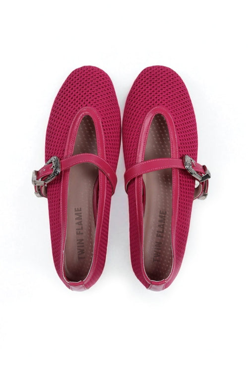 BEETROOT KNIT MARY JANES